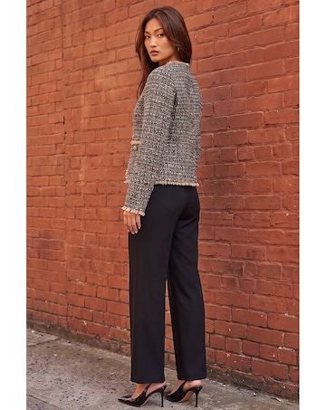 Roman Boucle Frayed Edge Jacket