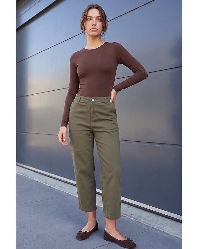 Roman Petite Cropped Ankle Jean