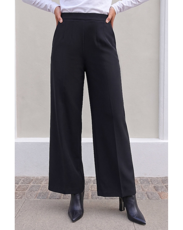 Roman Petite Wide Leg Stretch Trouser