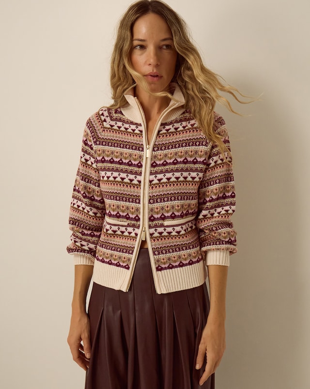 Monsoon Fie Fair Isle Cardigan