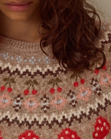 Monsoon Mia Mushroom Fair Isle Jumper