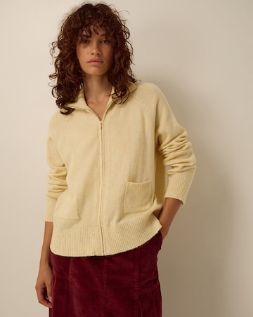 Monsoon Zoe Zip Cardigan