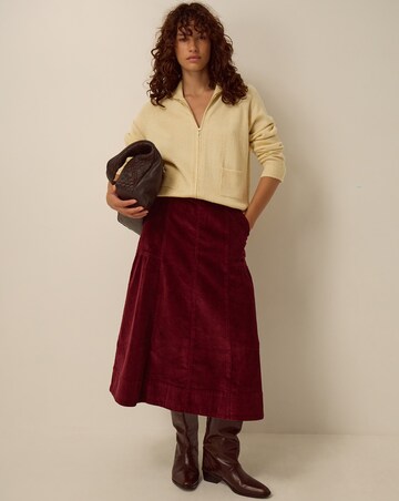 Monsoon Zoe Zip Cardigan