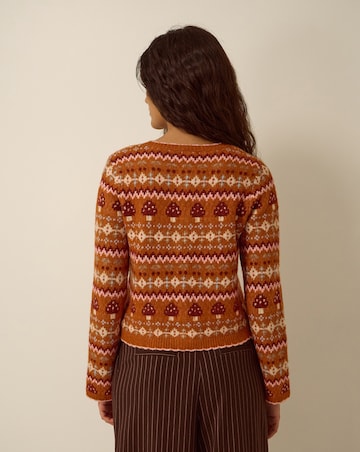 Monsoon Mia Mushroom Knit Cardigan