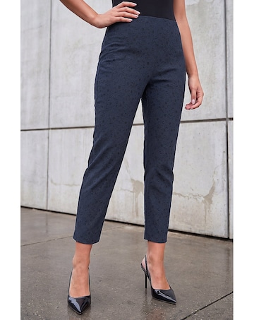 Roman Jacquard Stretch Trouser