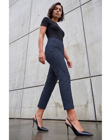Roman Jacquard Stretch Trouser