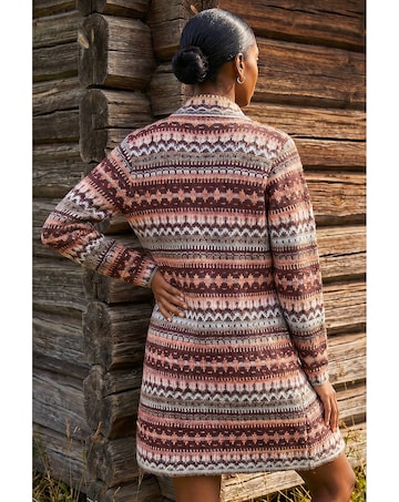 Roman Petite Aztec Longline Cardigan