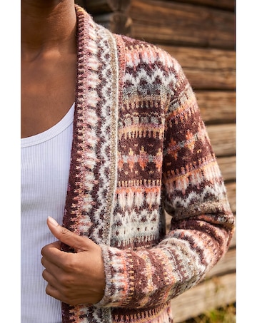 Roman Petite Aztec Longline Cardigan