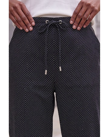 Roman Petite Spot Print Stretch Trouser