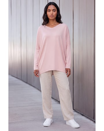 Roman Lace Back V-Neck Poncho