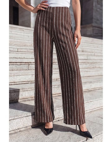 Roman Texture Stripe Trouser