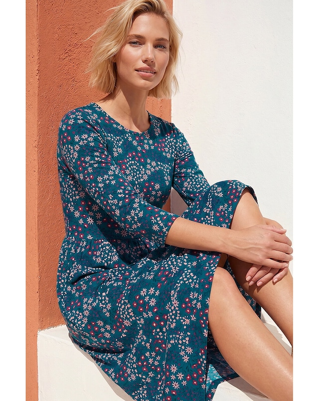 Roman Ditsy Print Pocket Midi Dress