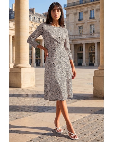 Roman Petite Twist Front Dress
