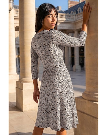 Roman Petite Twist Front Dress