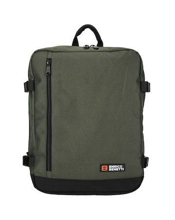 Enrico Benetti Amsterdam Polyester 17" Laptop Rucksack Underseat Bag