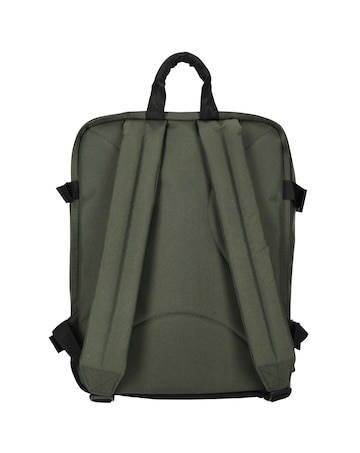 Enrico Benetti Amsterdam Polyester 17" Laptop Rucksack Underseat Bag