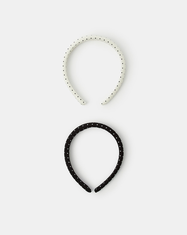 Accessorize 2pk Polka Dot Headbands