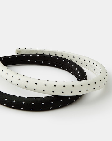 Accessorize 2pk Polka Dot Headbands