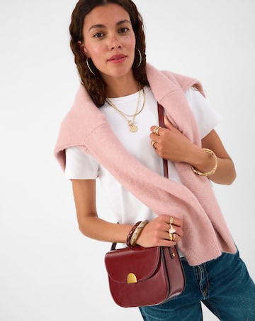 Accessorize Patent Crossbody Bag