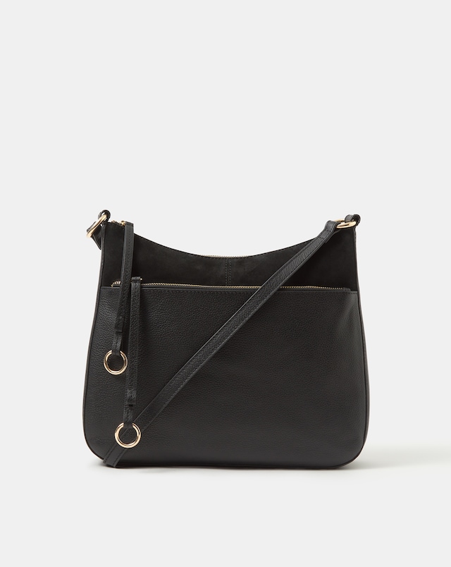 Accessorize Leather Crossbody Bag