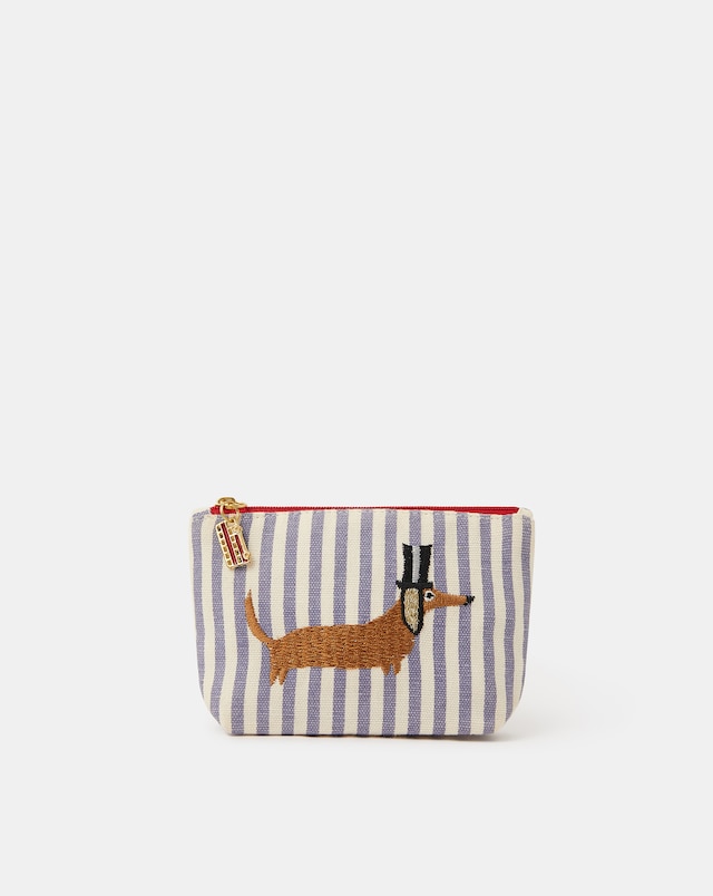 Accessorize Sausage Dog Stripe Purse