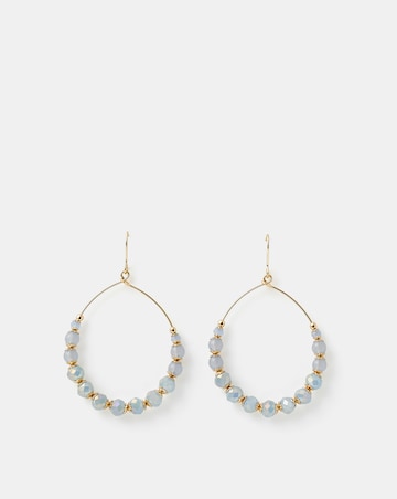 Accessorize Beaded Hoop Earrings