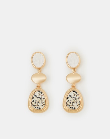 Accessorize Marbled Drop Earrings