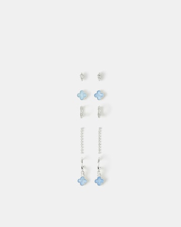 Accessorize 5pk Clover Stud Earrings