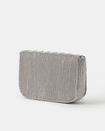 Accessorize Beaded Fold-Over Clutch Bag
