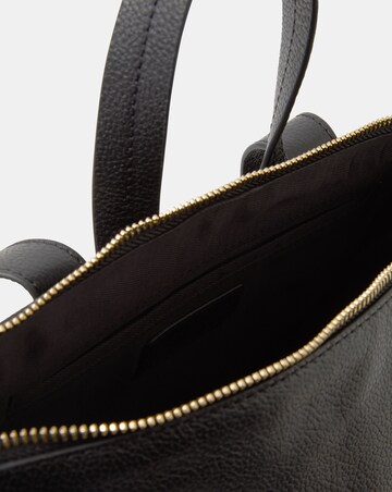 Accessorize Double Zip Leather Backpack