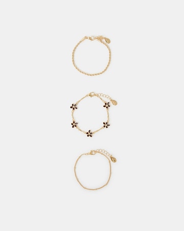 Accessorize 3pk Enamel Chain Bracelets