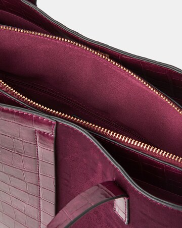 Accessorize Faux Croc Strap Shoulder Bag