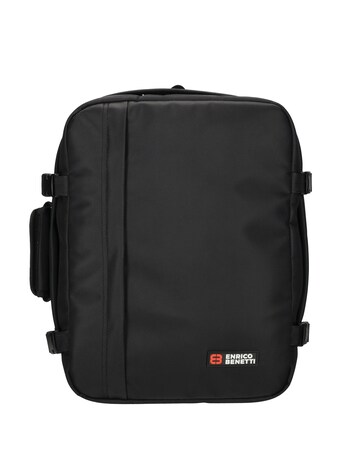Enrico Benetti Innsbruck Twill Nylon 17" Laptop Rucksack Underseat Bag