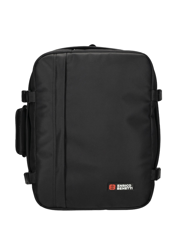 Enrico Benetti Innsbruck Twill Nylon 17" Laptop Rucksack Underseat Bag