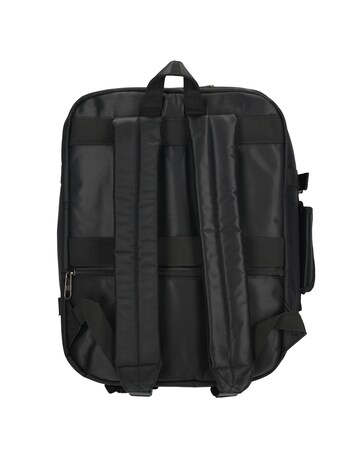 Enrico Benetti Innsbruck Twill Nylon 17" Laptop Rucksack Underseat Bag