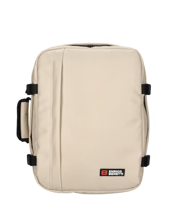 Enrico Benetti Innsbruck Twill Nylon 17" Laptop Rucksack Underseat Bag