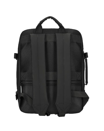 Enrico Benetti Bergen Vegan Leather 17" Laptop Rucksack Underseat Bag