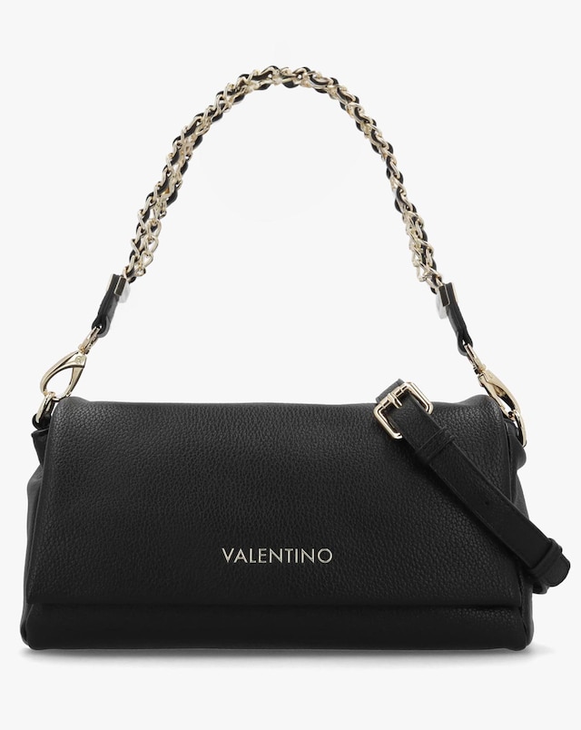 Valentino Bags Lena Flapover Black Cross-Body Bag