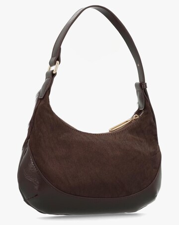Valentino Bags Apolline Pony Hair Brown Hobo Bag