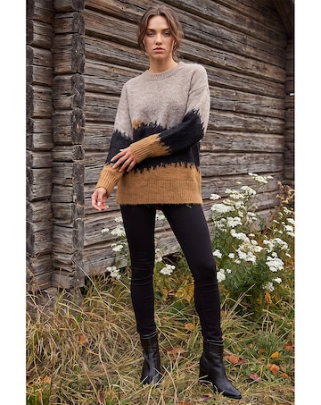Roman Petite Abstract Knit Jumper