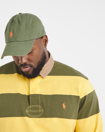 Polo Ralph Lauren Striped Rugby - Olive/Yellow