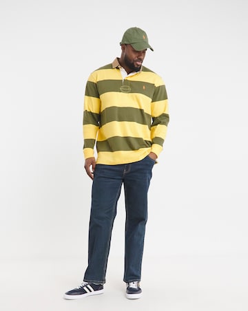 Polo Ralph Lauren Striped Rugby - Olive/Yellow