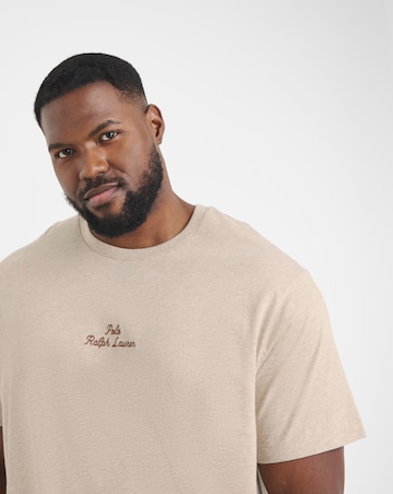 Polo Ralph Lauren Short Sleeve Script Logo T-Shirt - Beige