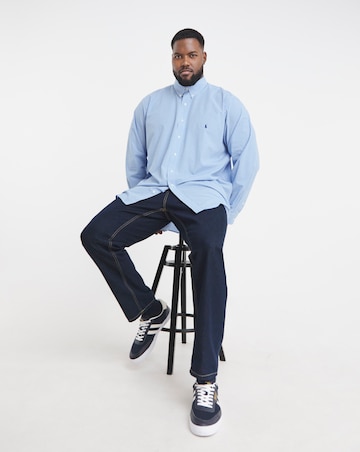 Polo Ralph Lauren Long Sleeve Stripe Stretch Poplin Shirt - Blue Multi