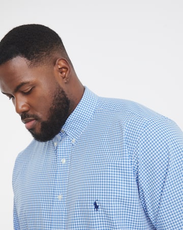 Polo Ralph Lauren Long Sleeve Stripe Stretch Poplin Shirt - Blue Multi