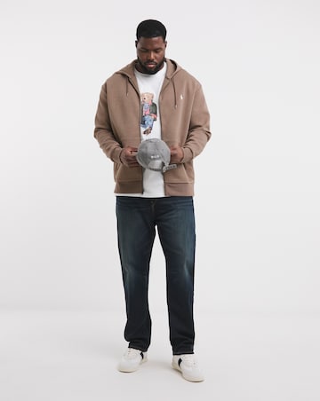 Polo Ralph Lauren Brown Zip Through Hoodie