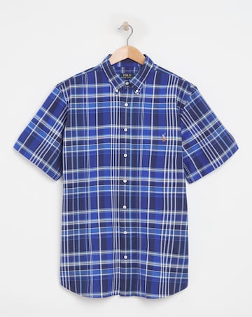 Polo Ralph Lauren Blue Check Short Sleeve Shirt