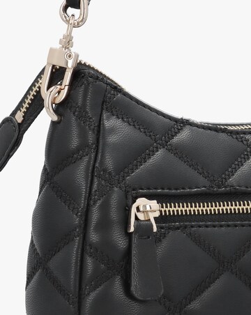 Guess Tamsin Quilted Black Top Zip Shoulder Bag