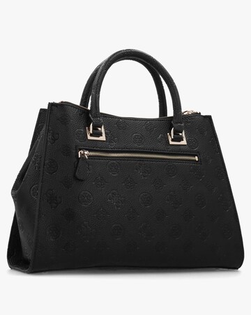 Guess Cresidia II Society Black Satchel Bag