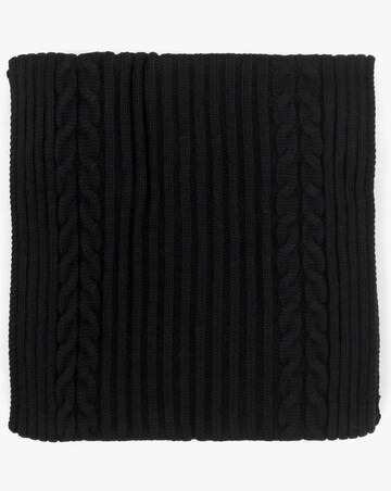 Guess Black Knitted G Logo Scarf